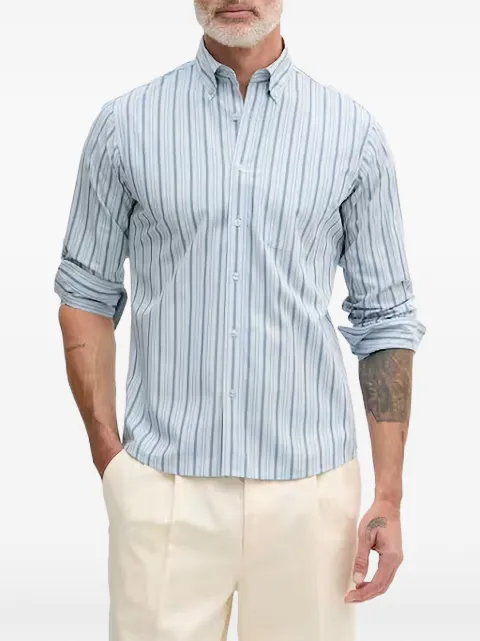 Benetton striped button-down shirt