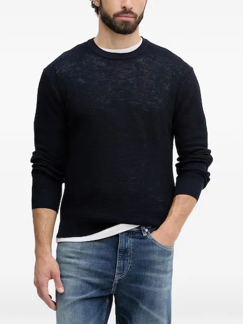 Benetton fine-knit crew-neck sweater