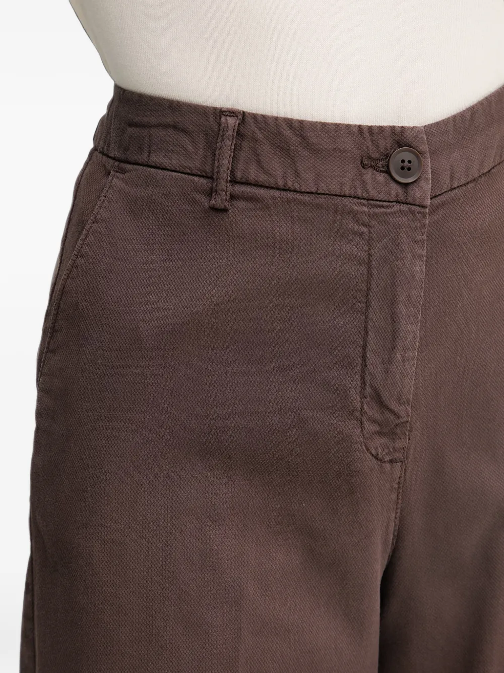 Benetton Shorts met omgeslagen pijpen Bruin