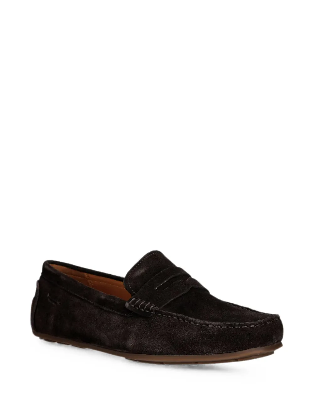 VAGABOND Lorenzo suede penny loafers Bruin