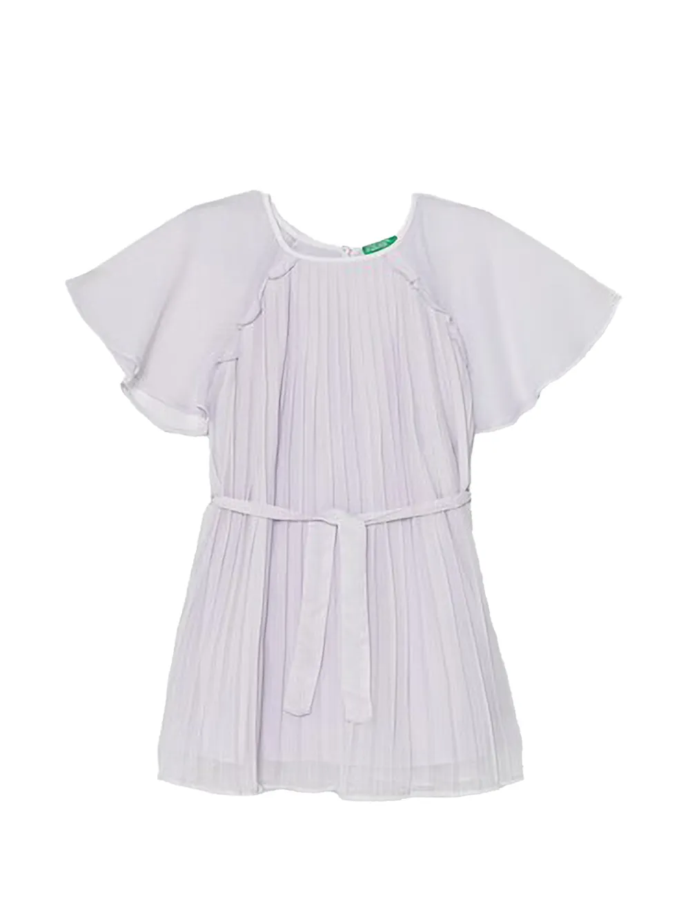 Benetton Abito a pieghe con ruches - Viola