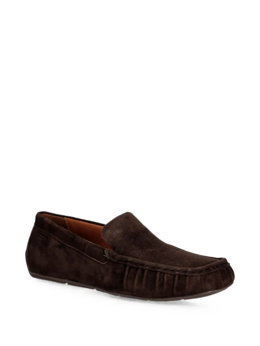 VAGABOND Mika suede slip-on loafers Bruin