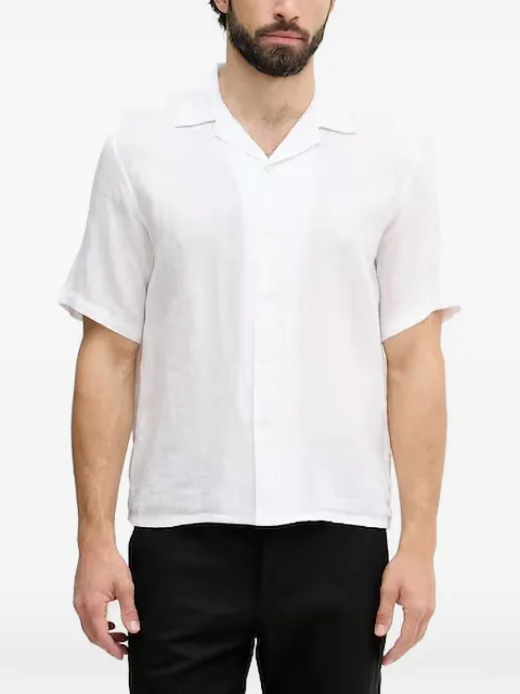 Benetton short-sleeve camp-collar shirt