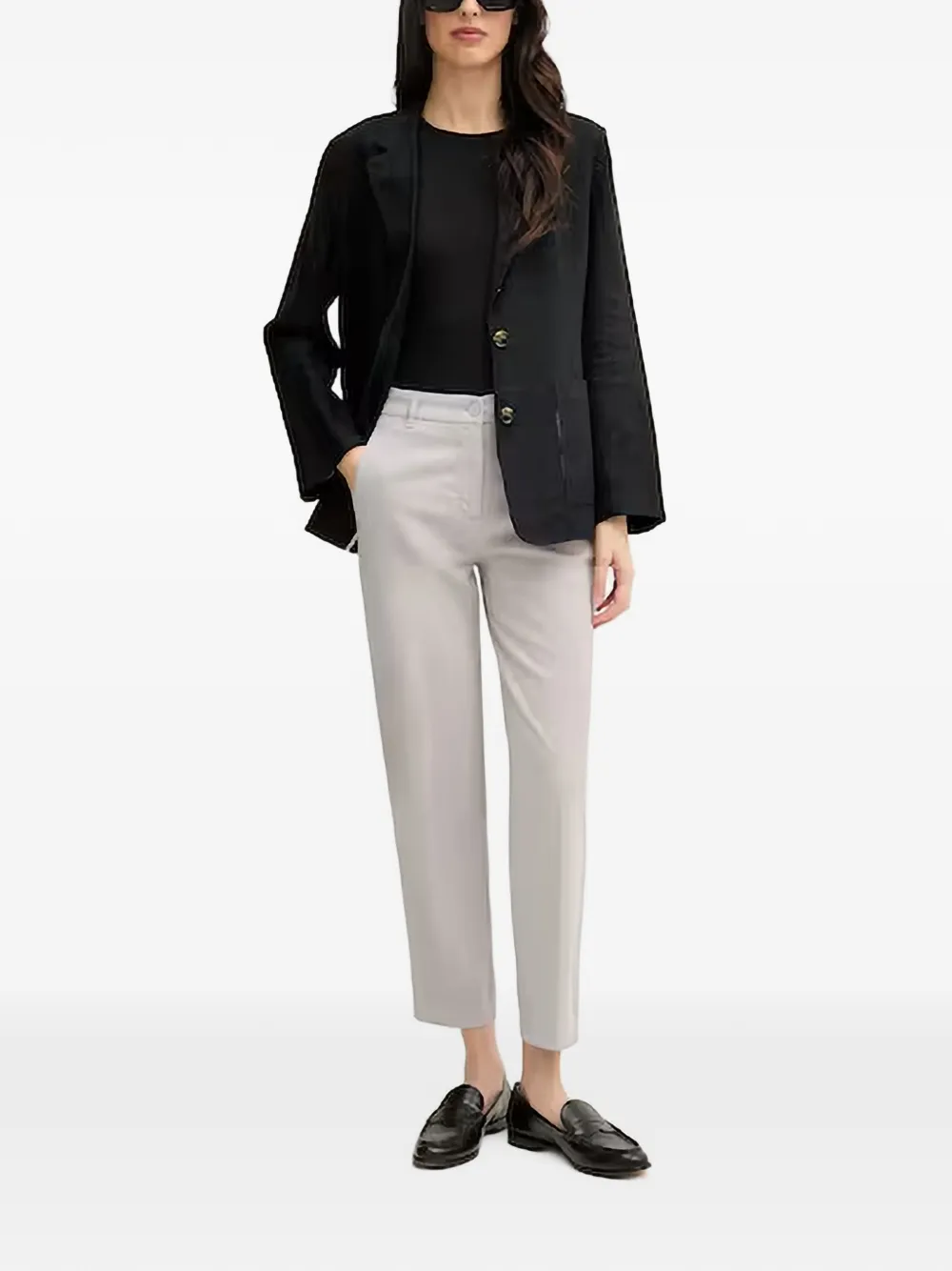 Benetton Straight broek Grijs