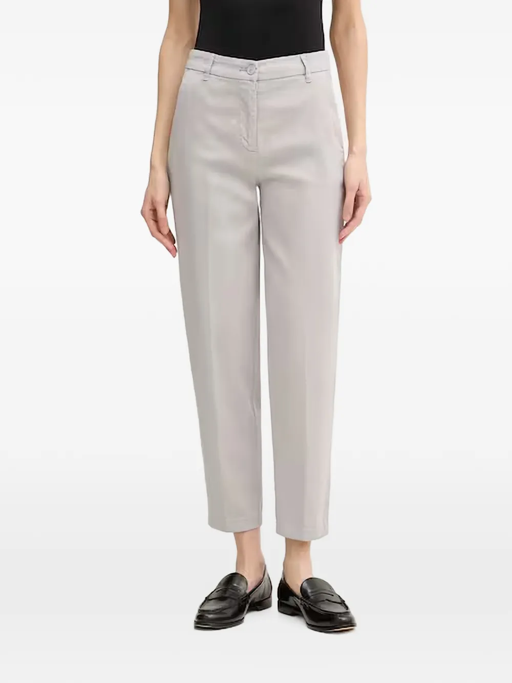 Benetton Schmale Hose mit geradem Bein - Grau