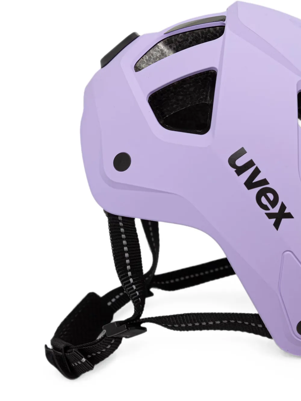 Uvex Helm met geperforeerde details en logo-print Paars