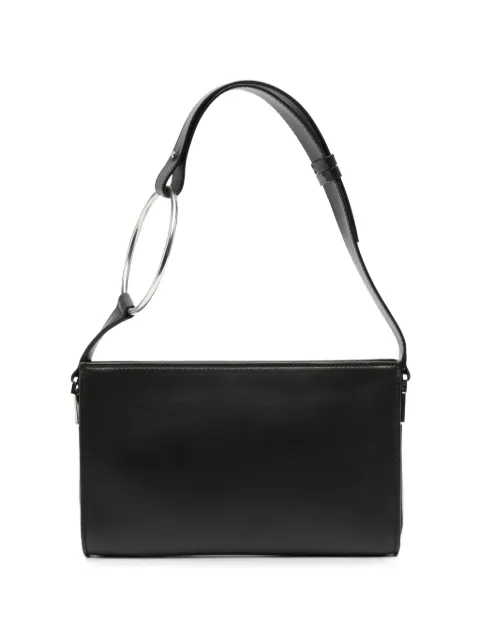 DONDUP ring-handle leather tote bag