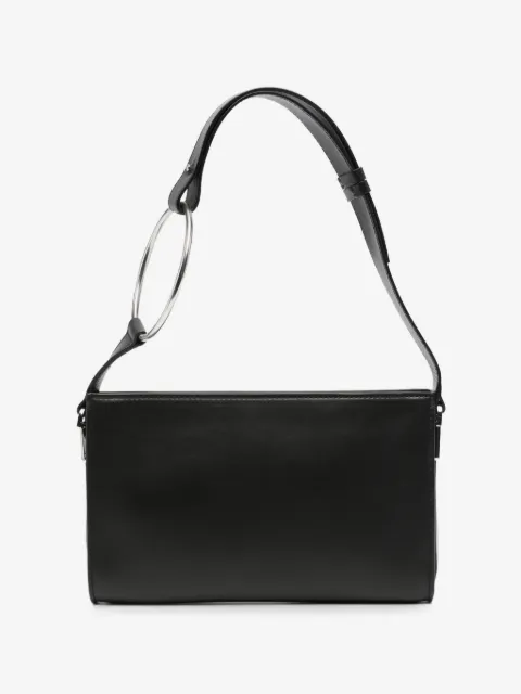 DONDUP ring-handle leather tote bag