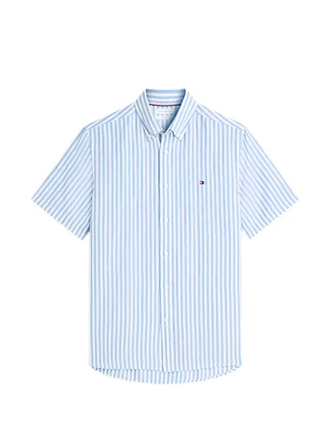Tommy Hilfiger chemise rayée à manches courtes