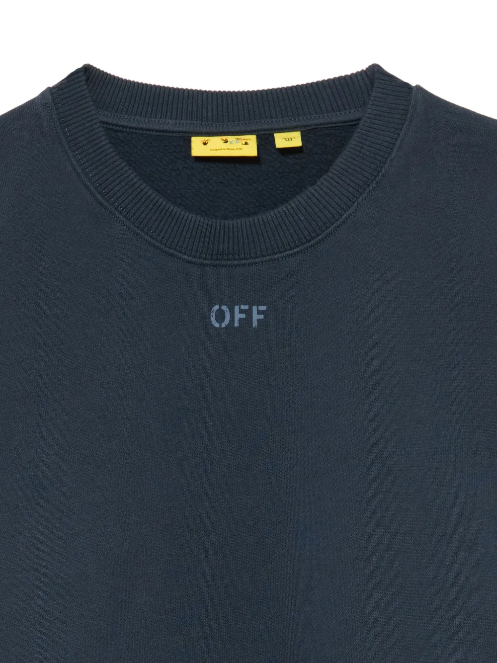 Off-White Kids Diag Marker sweater Blauw