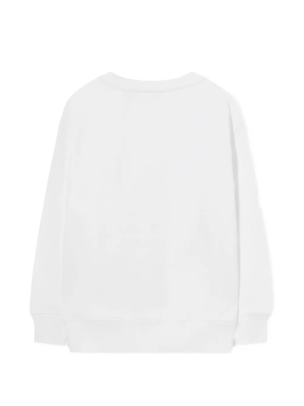 Off-White Kids Big Bookish Watercolor logo-print sweatshirt Wit