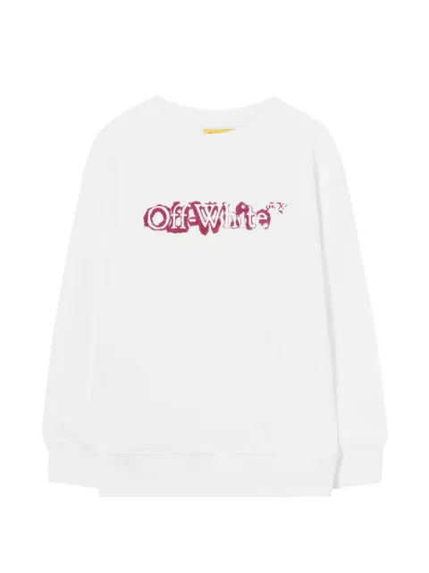 Off-White Kids sudadera Big Bookish Watercolor