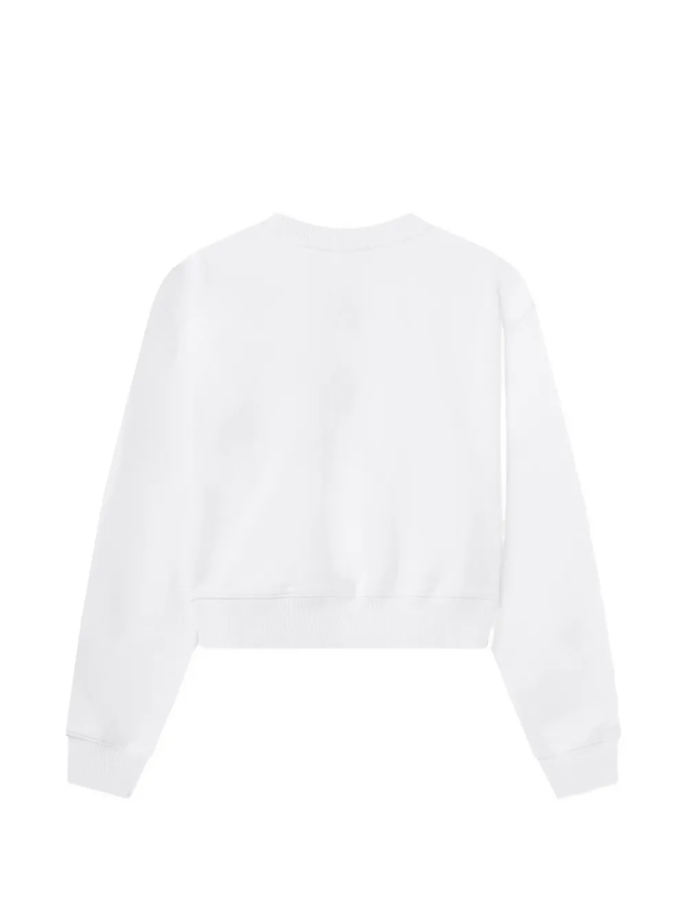 Off-White Kids logo-print sweatshirt Wit