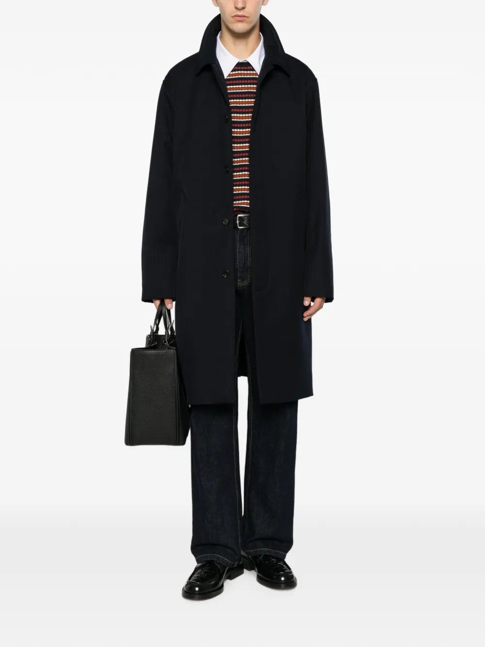 A.P.C. Jas met verborgen knopen Blauw