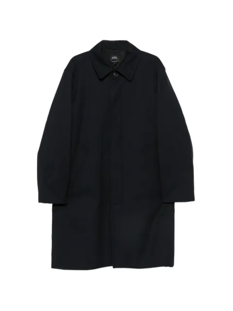 A.P.C. concealed-button coat