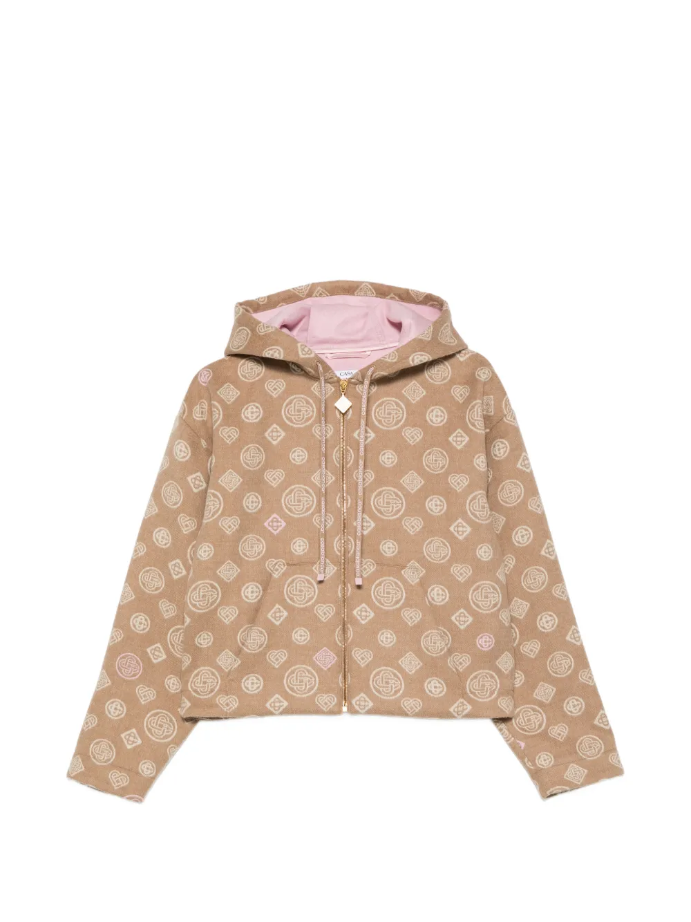 Casablanca hooded jacket - Braun