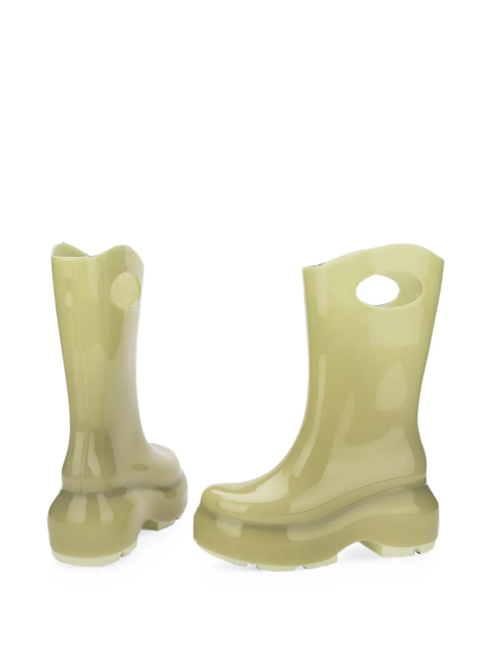Melissa Ultra laarzen met uitgesneden details Beige