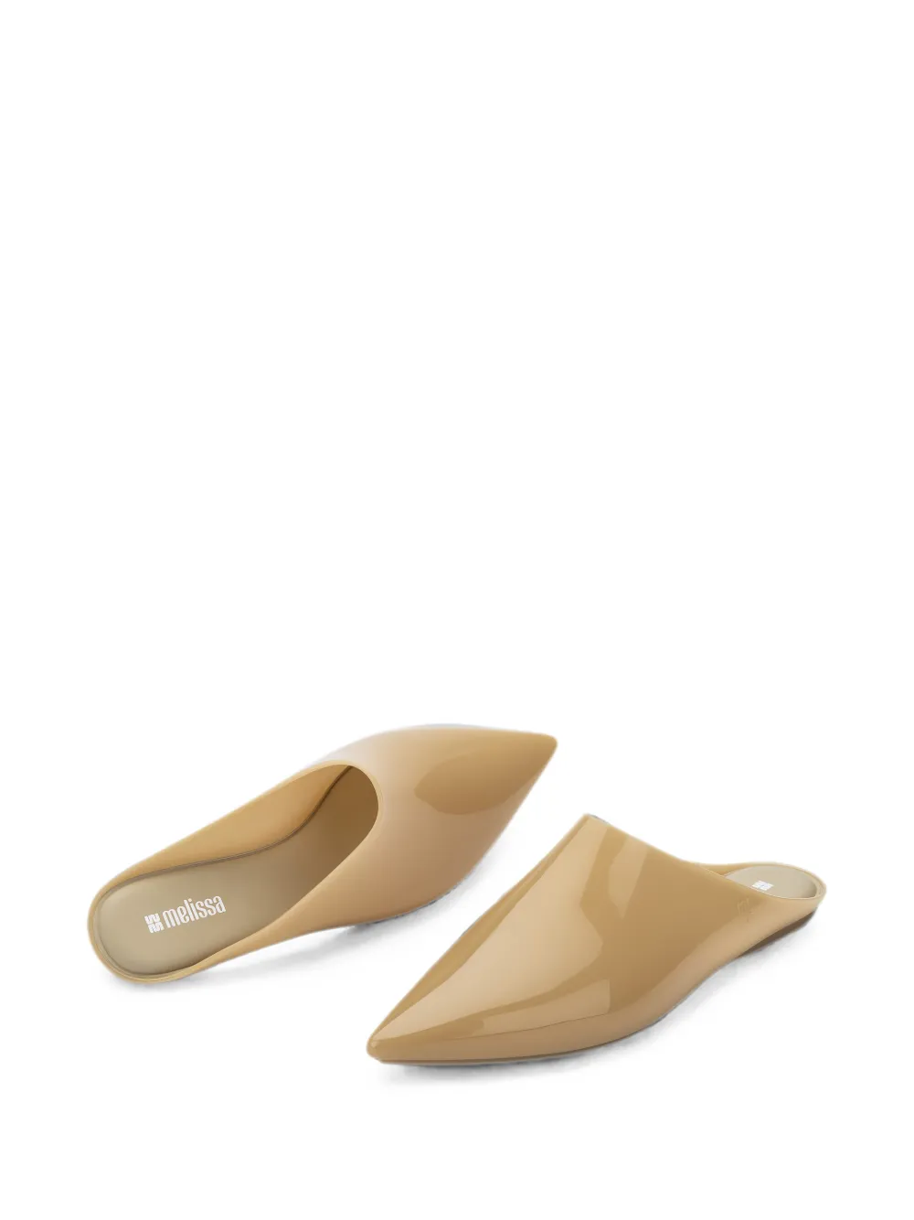 Melissa She II muiltjes met puntige neus Beige