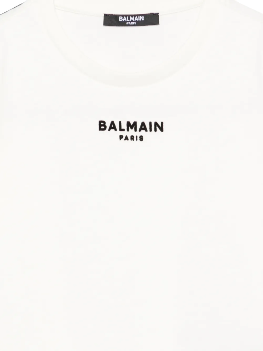 Balmain Kids T-shirt met logoprint Wit