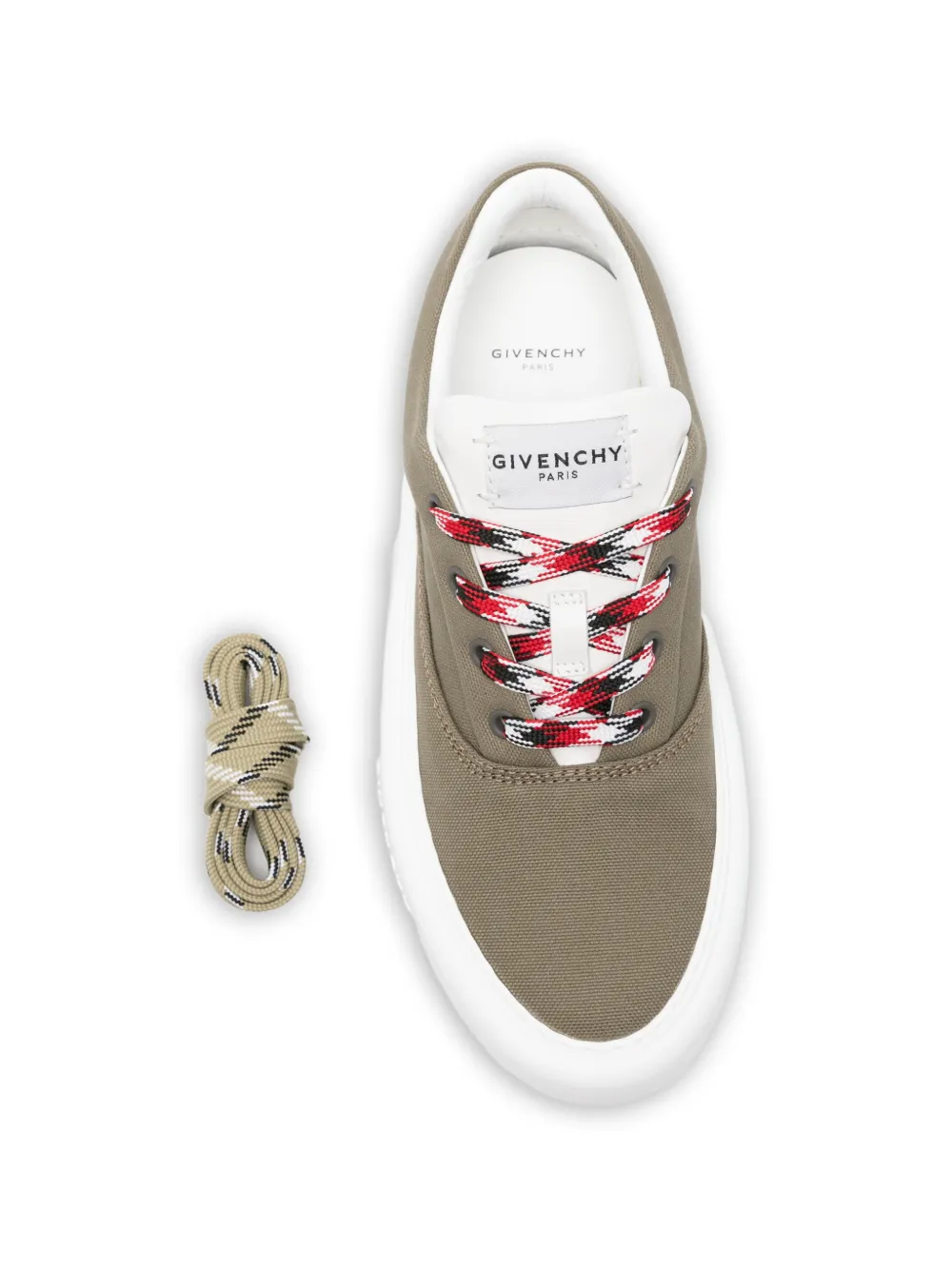 Givenchy New City canvas sneakers Groen