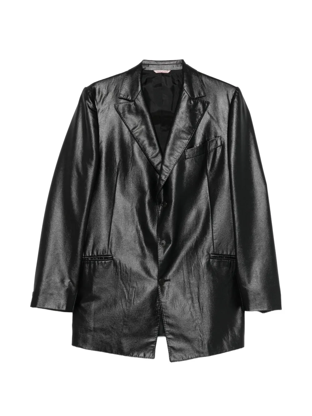 Romeo Gigli Pre-Owned veste à simple boutonnage (années 1990) - Noir Romeo Gigli Pre-Owned veste à simple boutonnage (années 1990) - Noir