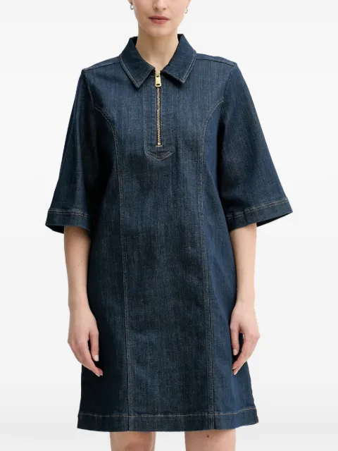 Mos Mosh MMAbigail quarter-zip denim mini dress
