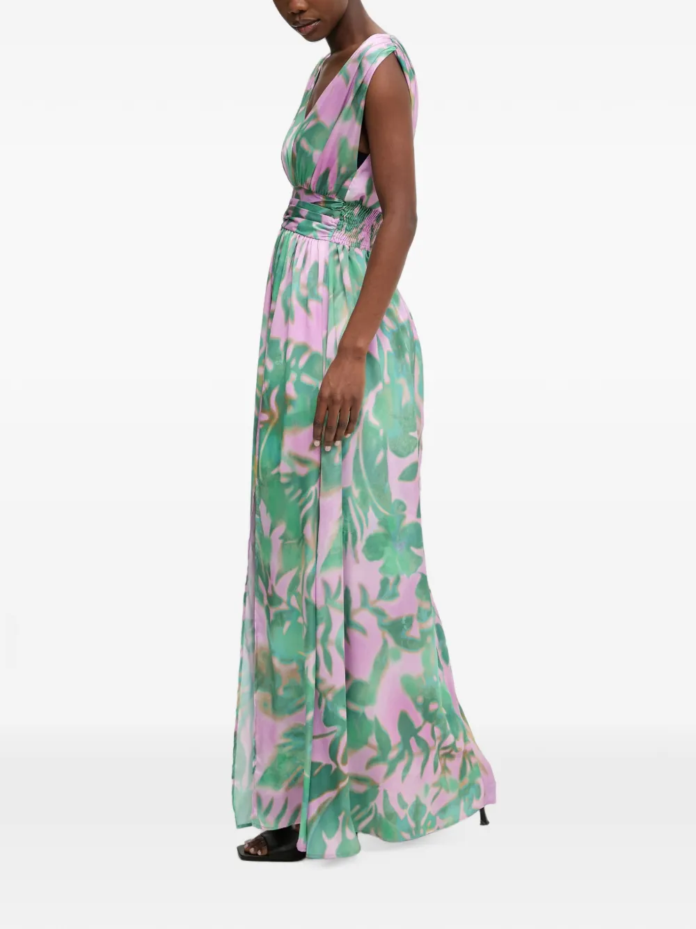 Morgan Maxi-jurk met bloemenprint Roze