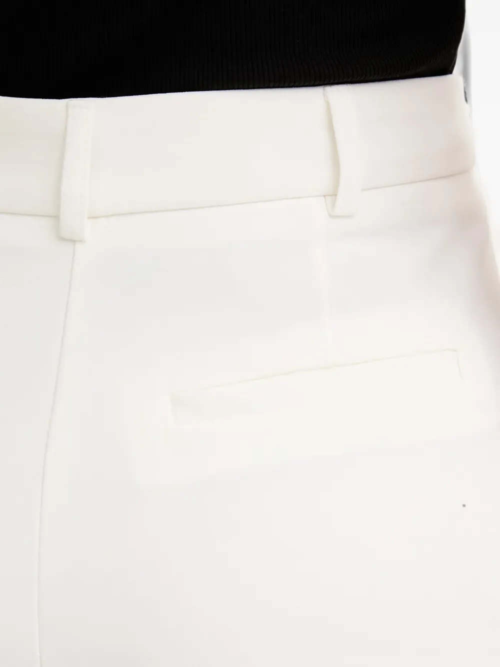Morgan High waist plooibroek Wit