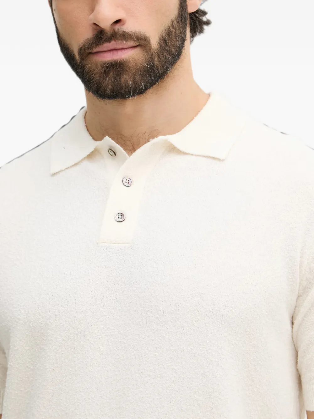 Mos Mosh MMGKyle poloshirt met korte mouwen Beige
