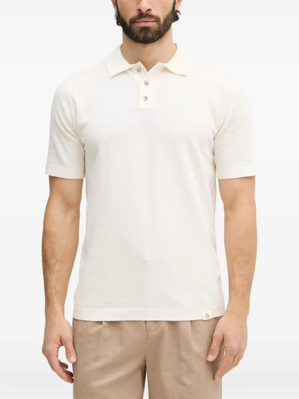 Mos Mosh MMGKyle short-sleeve polo shirt - Nude