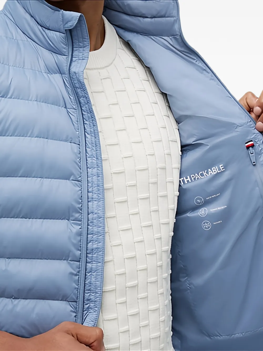 Tommy Hilfiger Bodywarmer met rits Blauw