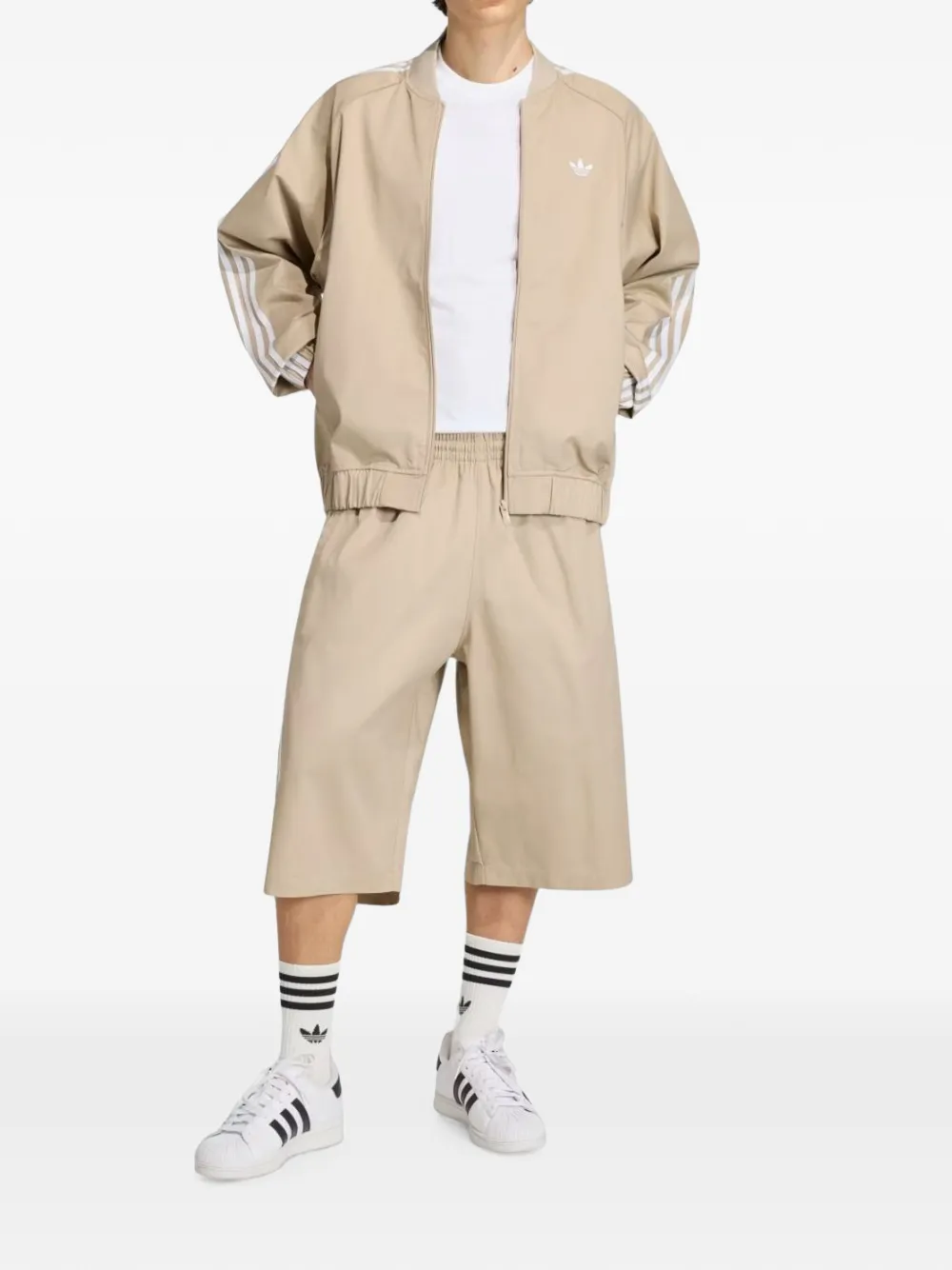 adidas Adicolor bermuda shorts Beige