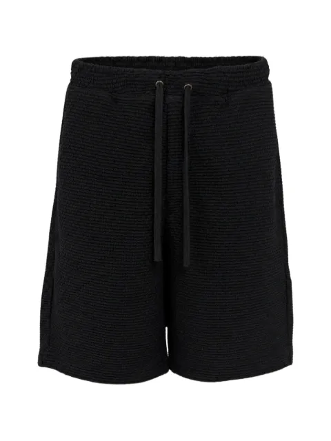 Emporio Armani bermudas con cordones y diseño en relieve