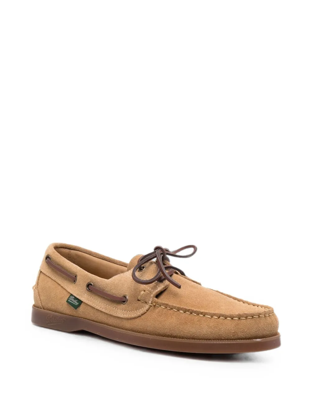 Paraboot Barth blake-stitched boat shoes Beige