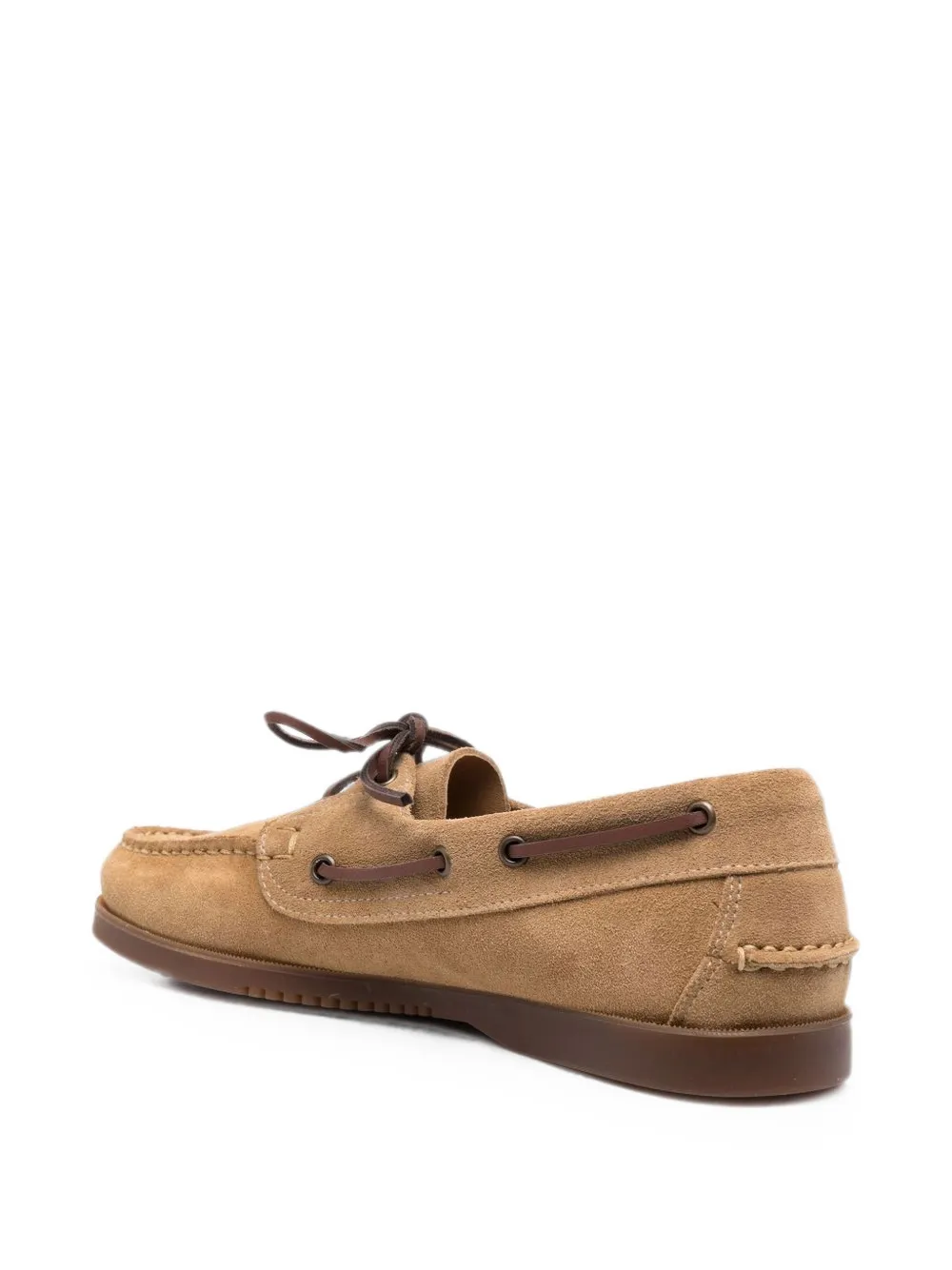 Paraboot Barth blake-stitched boat shoes Beige