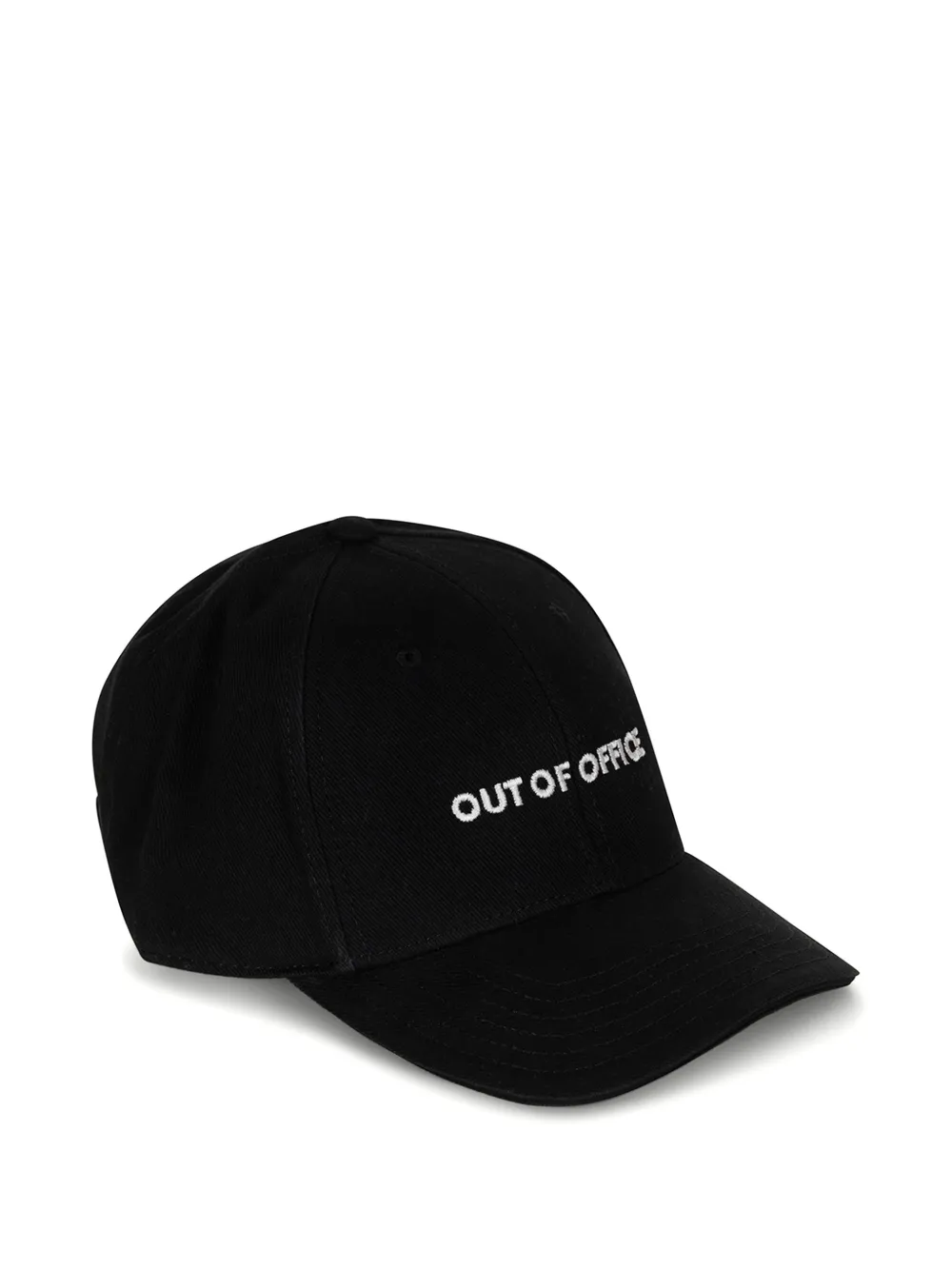 PARAMIDONNA slogan-embroidered cap - Nero