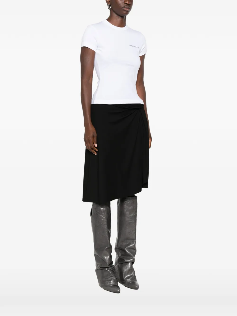 Off-White T-shirt met logoprint Wit