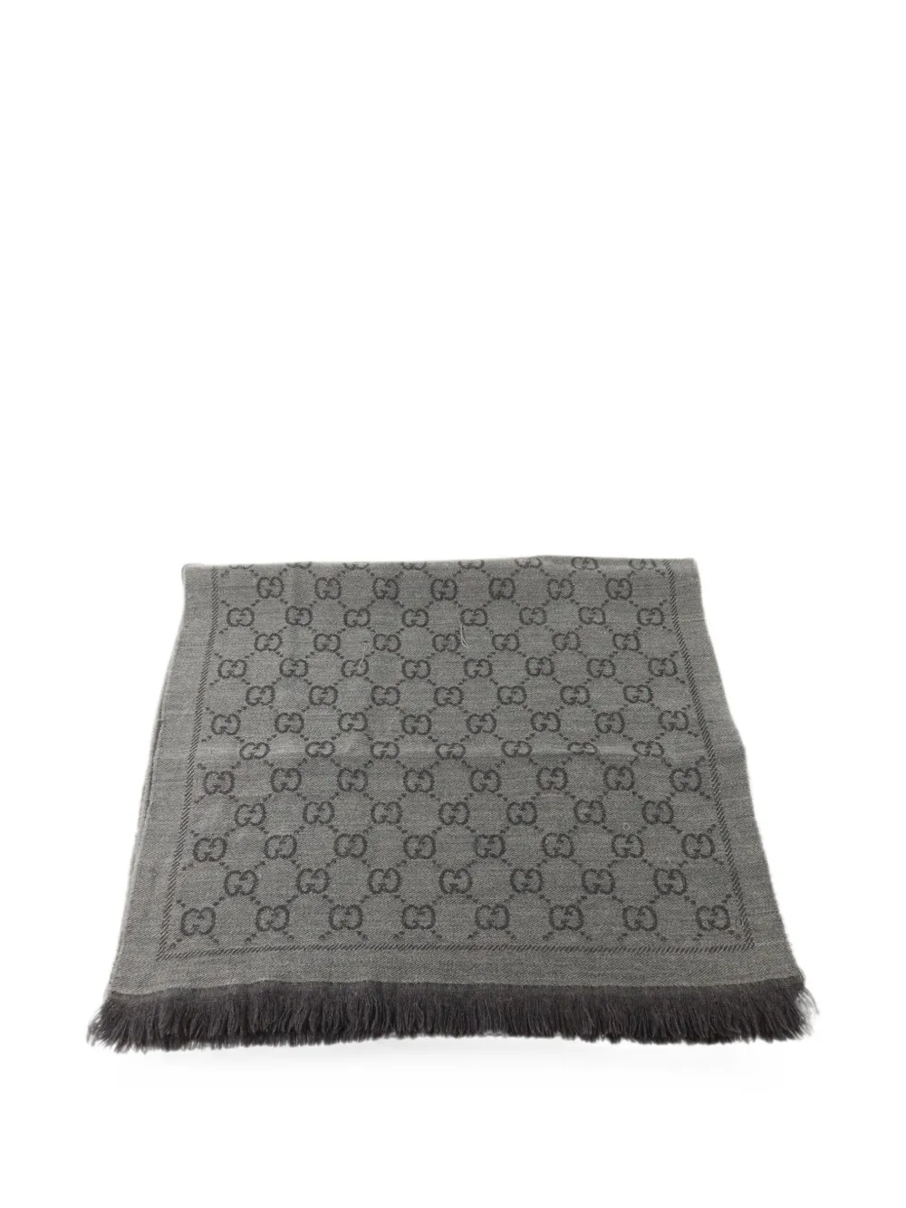 Gucci Pre-Owned GG-Supreme scarf - Grigio