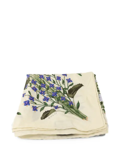Gucci Pre-Owned floral-print scarf