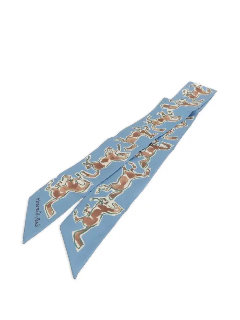 Hermès Pre-Owned horse-print scarf