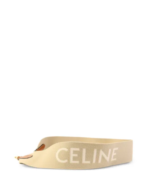 Celine Pre-Owned correa para bolso con logo estampado