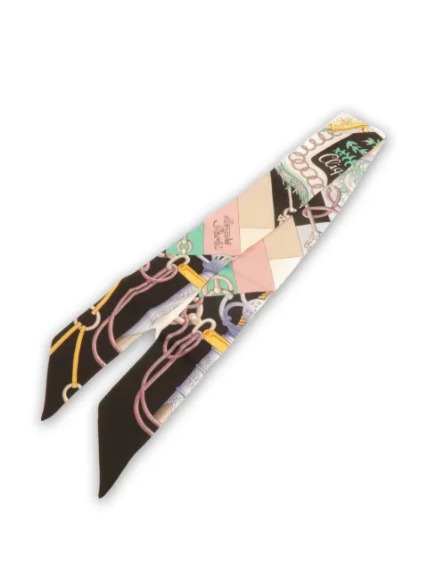 Hermès Pre-Owned silk printed scarf