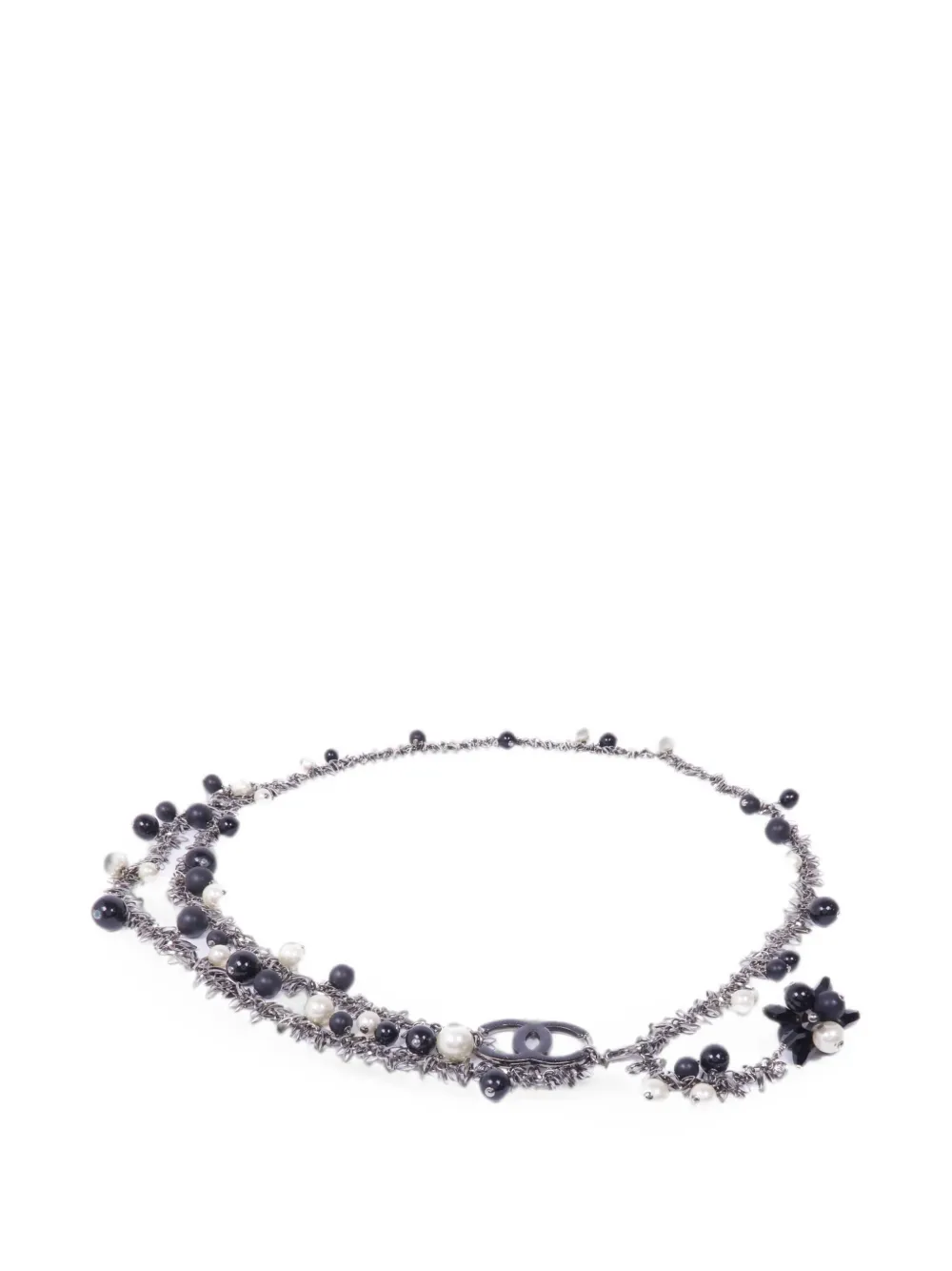CHANEL Pre-Owned CC-charm chain belt - Grigio