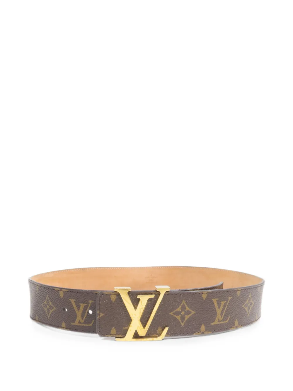 Pre-owned Louis Vuitton Monogram Belt In Brown