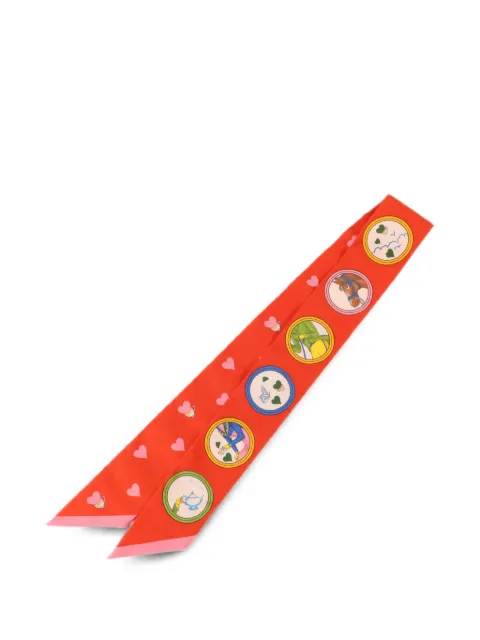 Hermès Pre-Owned Twilly Tea Time scarf
