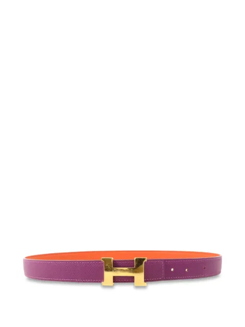 Hermès Pre-Owned H-buckle leather belt