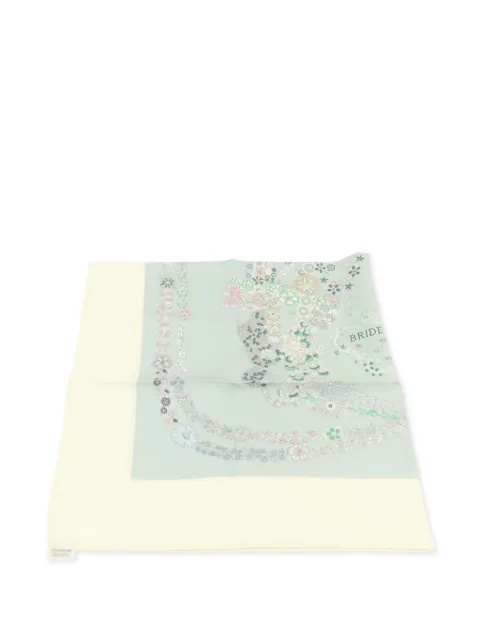 Hermès Pre-Owned Brides de Gala Schal mit Blumen