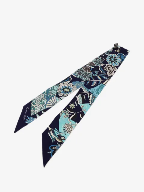 Hermès Pre-Owned pañuelo Fleurs et Papillons de Tissus
