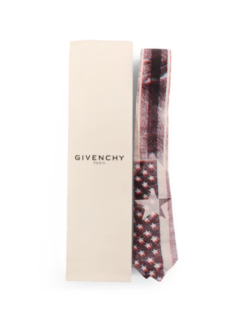 Givenchy Pre-Owned star-print silk tie