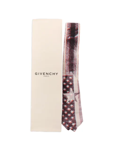 Givenchy Pre-Owned star-print silk tie